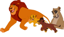 heroes & Lion King free transparent png image.