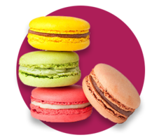 food & macaron free transparent png image.