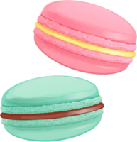 food & Macaron free transparent png image.