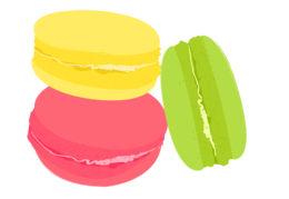 food & Macaron free transparent png image.