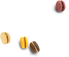 food & macaron free transparent png image.