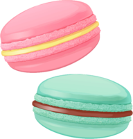 food & Macaron free transparent png image.