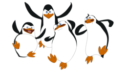 heroes & madagascar penguins free transparent png image.