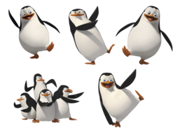 heroes & madagascar penguins free transparent png image.