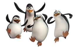 heroes & madagascar penguins free transparent png image.