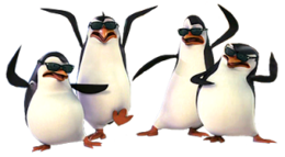 heroes & madagascar penguins free transparent png image.