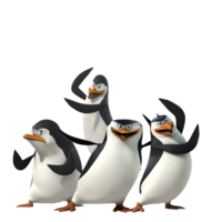 heroes & Madagascar penguins free transparent png image.