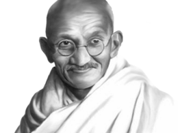 celebrities & mahatma gandhi free transparent png image.