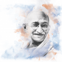 celebrities & mahatma gandhi free transparent png image.