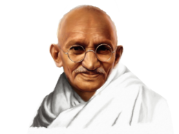 celebrities & Mahatma Gandhi free transparent png image.