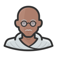 celebrities & Mahatma Gandhi free transparent png image.