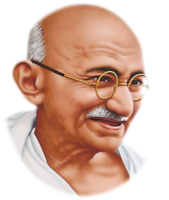 celebrities & mahatma gandhi free transparent png image.