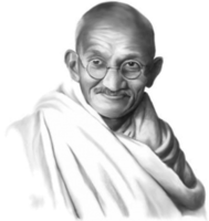 celebrities & Mahatma Gandhi free transparent png image.