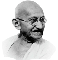 celebrities & Mahatma Gandhi free transparent png image.