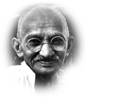 celebrities & Mahatma Gandhi free transparent png image.