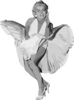 celebrities & Marilyn Monroe free transparent png image.