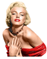 celebrities & Marilyn Monroe free transparent png image.