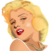 celebrities & Marilyn Monroe free transparent png image.