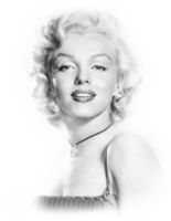 celebrities & Marilyn Monroe free transparent png image.