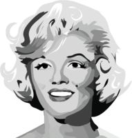 celebrities & Marilyn Monroe free transparent png image.