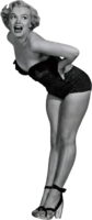 celebrities & Marilyn Monroe free transparent png image.