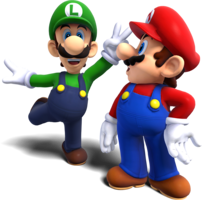 heroes & Mario free transparent png image.