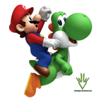 heroes & Mario free transparent png image.