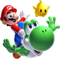 heroes & mario free transparent png image.