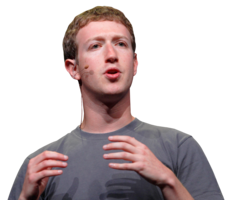 celebrities & mark zuckerberg free transparent png image.