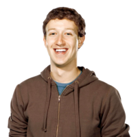 celebrities & mark zuckerberg free transparent png image.