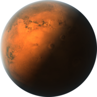 nature & Mars free transparent png image.