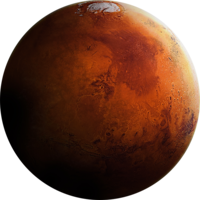 nature & Mars free transparent png image.