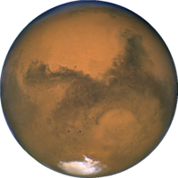 nature & Mars free transparent png image.