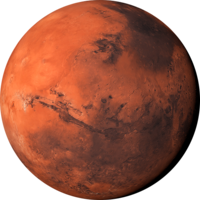 nature & Mars free transparent png image.