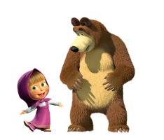 heroes & masha and the bear free transparent png image.