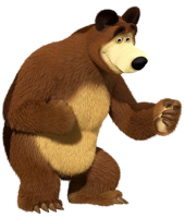 heroes & masha and the bear free transparent png image.