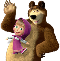 heroes & Masha and the bear free transparent png image.