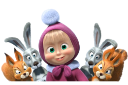 heroes & Masha and the bear free transparent png image.