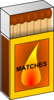 objects & Matches free transparent png image.