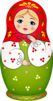 objects & Matryoshka doll free transparent png image.