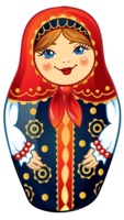 objects & Matryoshka doll free transparent png image.