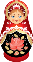 objects & Matryoshka doll free transparent png image.