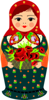 objects & Matryoshka doll free transparent png image.