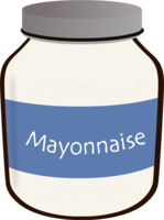 food & Mayonnaise free transparent png image.