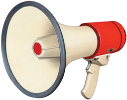 technic & megaphone free transparent png image.