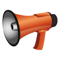 technic & Megaphone free transparent png image.