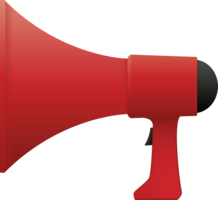 technic & Megaphone free transparent png image.