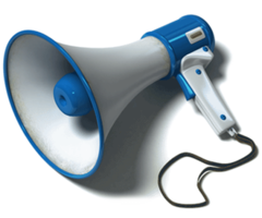 technic & megaphone free transparent png image.