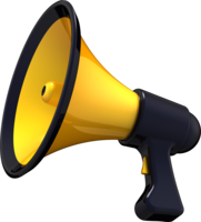 technic & Megaphone free transparent png image.