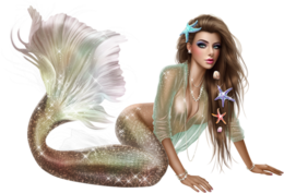 fantasy & mermaid free transparent png image.